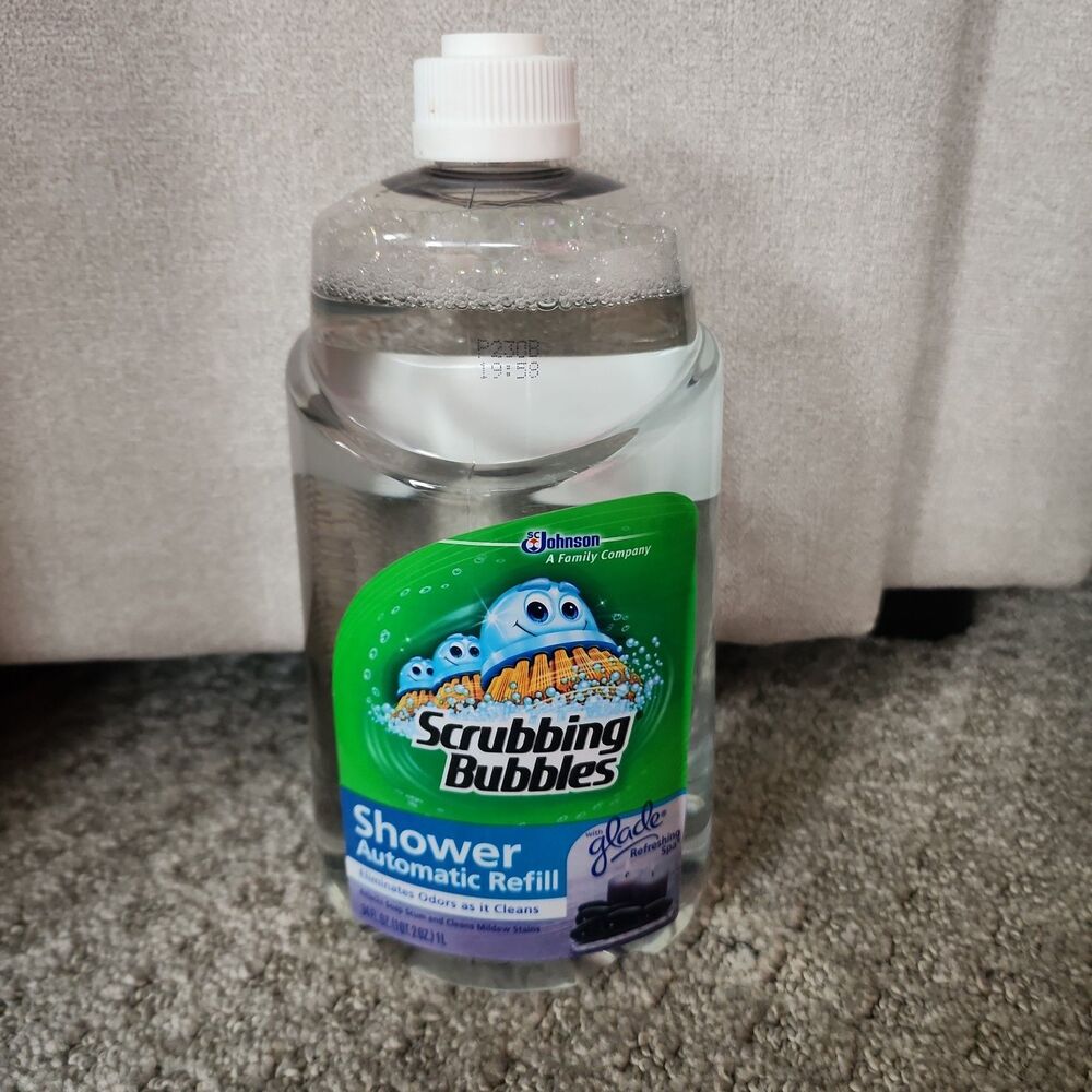 Scrubbing Bubbles Automatic Shower Cleaner Refill 34oz Glade Refreshing Spa